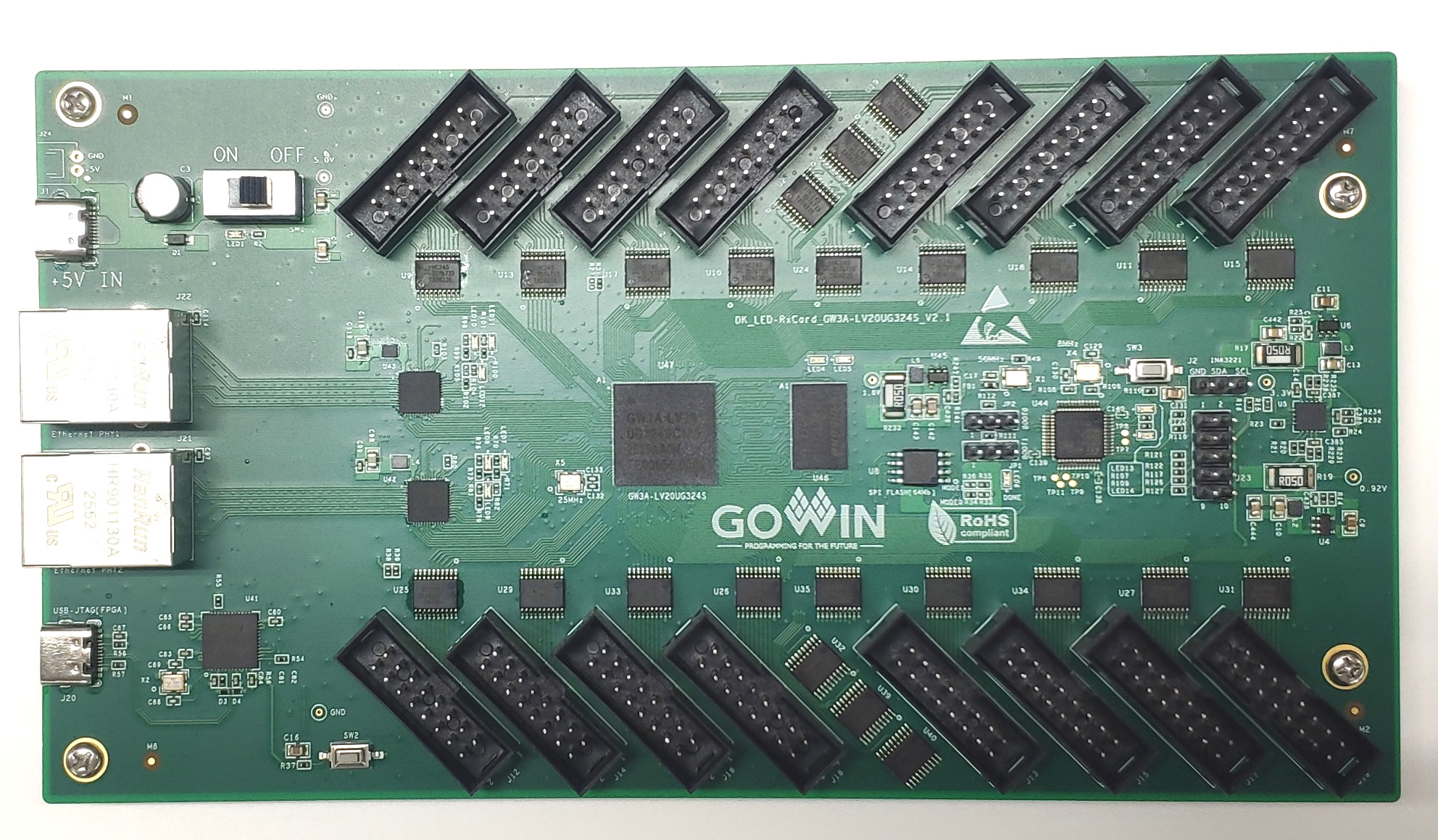 Read more about the article DK_LED-RXCARD_GW3A-LV20UG324S_V2.1